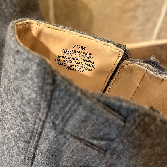 Nine West Grey wool booties, Size 7.5 - Picture 5 of 6